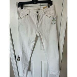 Michael Kors white jeans skinny size 8